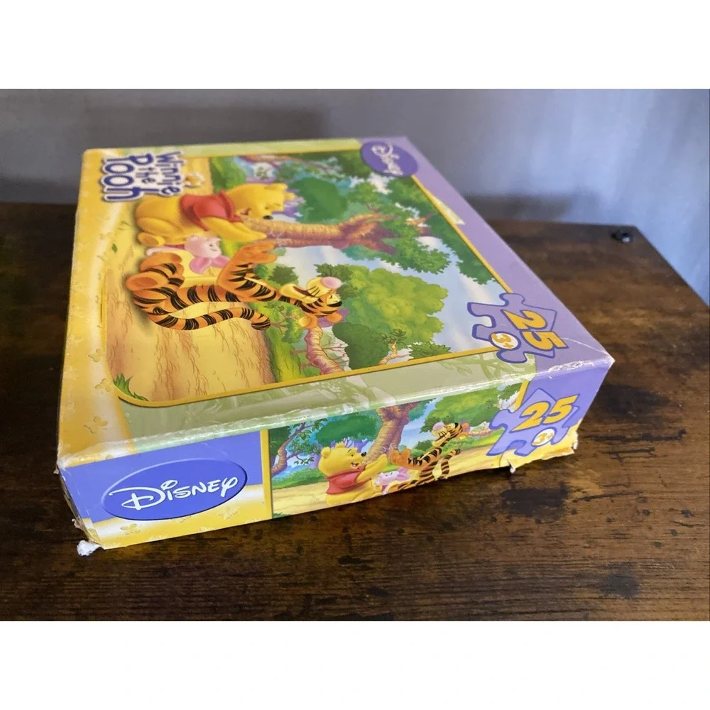 Lot Of‎ 2 Disney Winnie The Pooh & Sesame Street 24 Piece Puzzles Complete